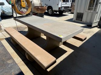 Concrete bench