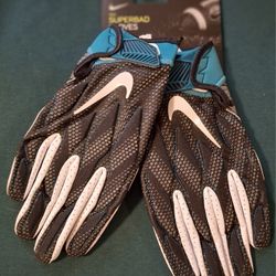 NEW Nike JAGUARS SM SUPERBAD 4.5 FG NFL FOOTBALL  GLOVES 