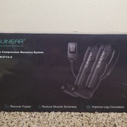 QUINEAR Professional Sequential Air Compression Therapy System for Improved Circulation and Massage 