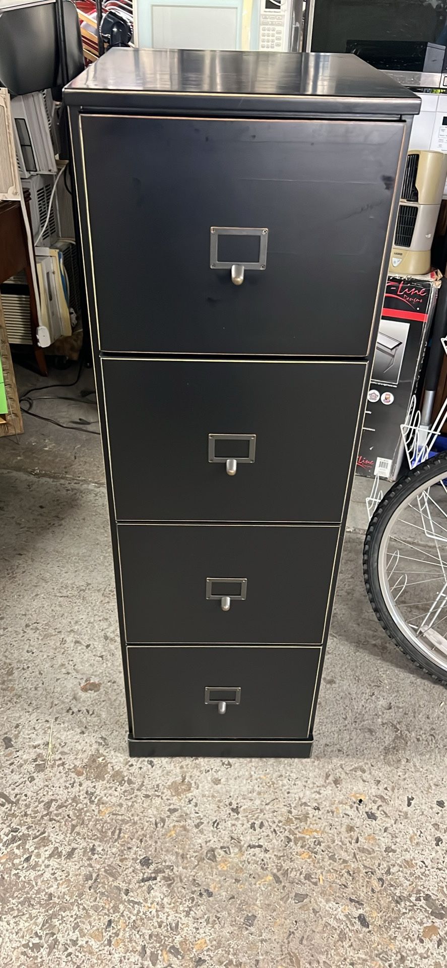 15”wx19”dx51”h Special Wood Good Condition File Cabinet