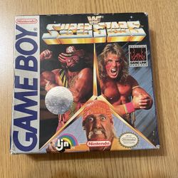 Nintendo Gameboy WWF Superstars (Box & Manual)