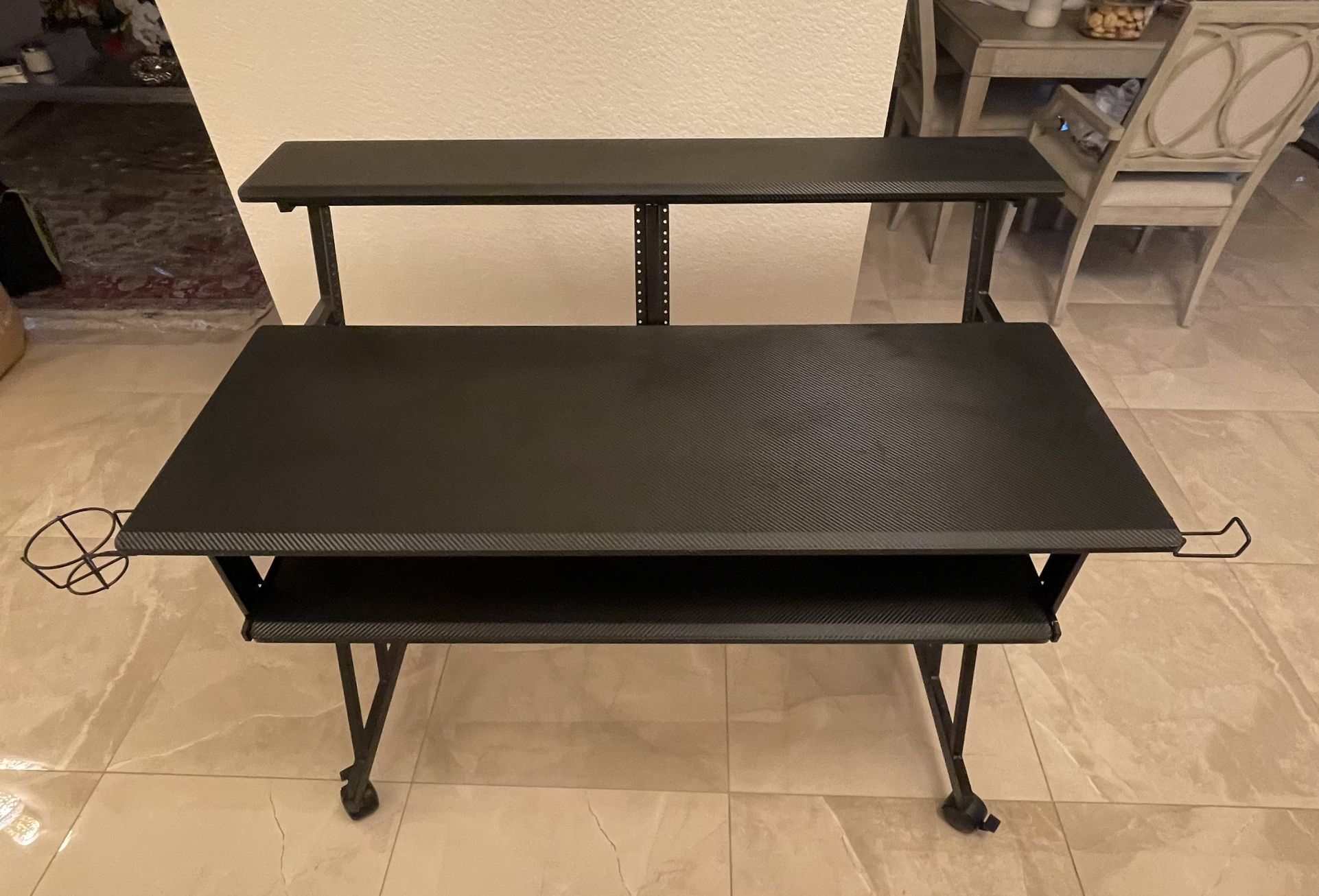 Acme Furniture Suitor Music Recording Studio Desk Black