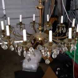 Antique Chandelier 1940s