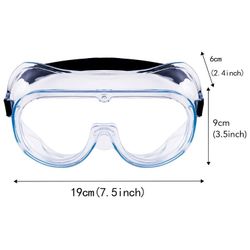 Protective Safety Goggles, Soft Safety Glasses, Crystal Clear Eye Protection - Perfect for Construction, Shooting, Lab Work, and More