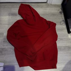 Blank Red Hoodie