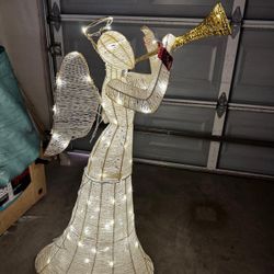 Outdoor LED Angel 4ft- Set Of 2