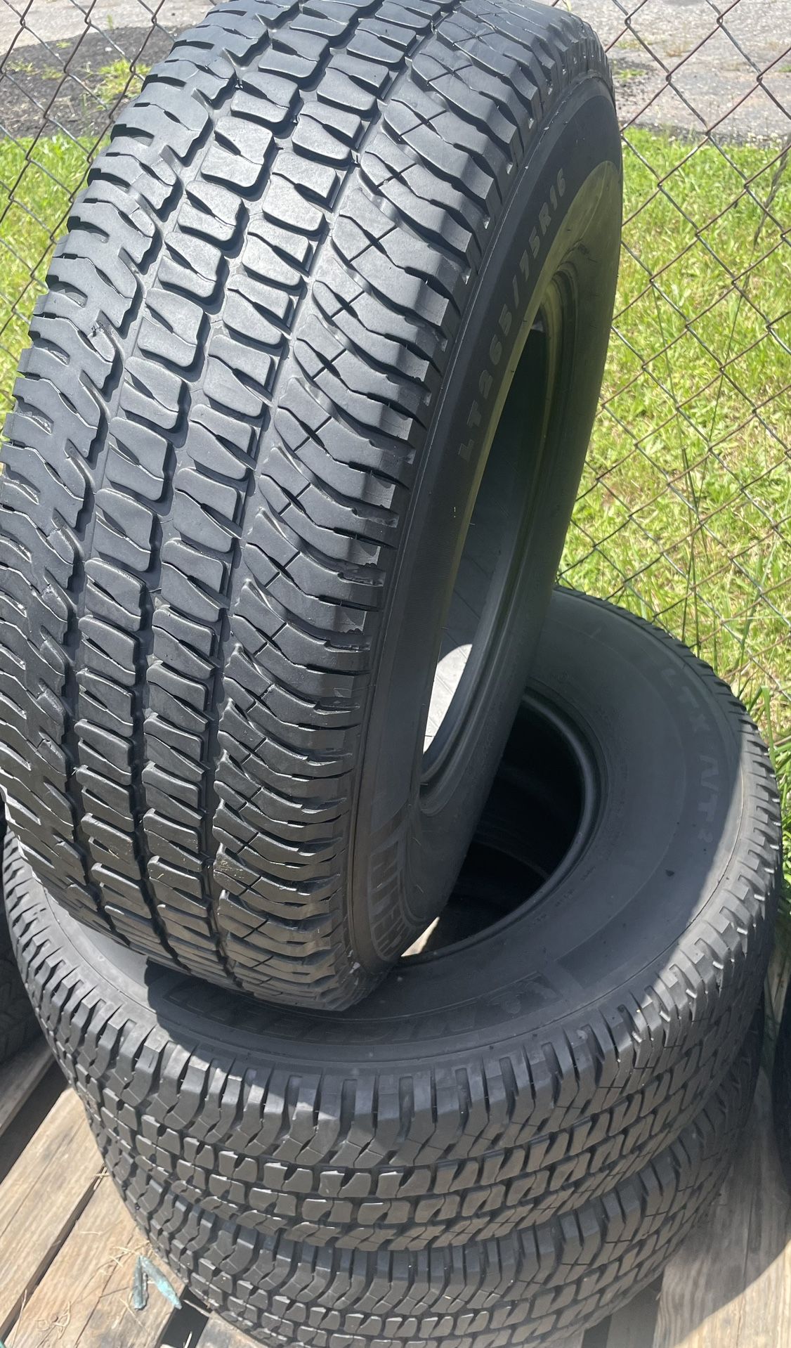 Used tires LT 265/75/16 Michelin $120 each tire 