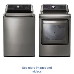 New Open Box Lg-Smart Washer/Smart Dryer Electric Set 