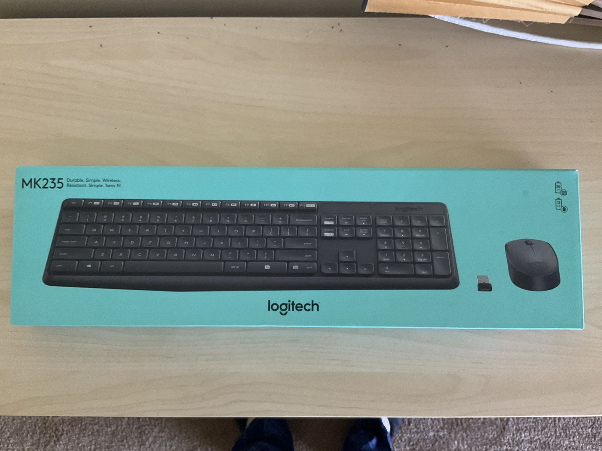 Logitech MK235 Wireless Mouse And Keyboard Set