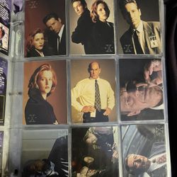 Tops collectible X-Files cards