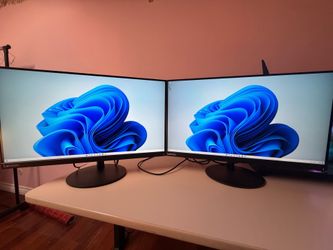Pair of Lenovo 4K Monitors