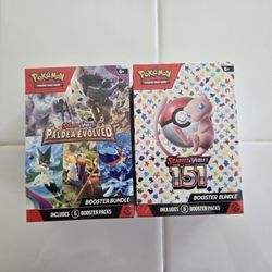 Pokemon 151 Booster Bundle (Lot Of 2 - 151/Paldea Evolved)