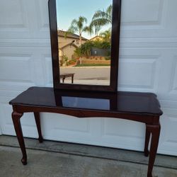Table And Mirror