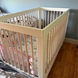 BABY CRIB AND MATTRESS