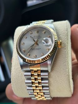 Rolex Datejust Two-Tone Diamond Dial Watch