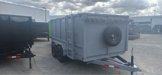 Diamond wall dump trailer 12 ft !