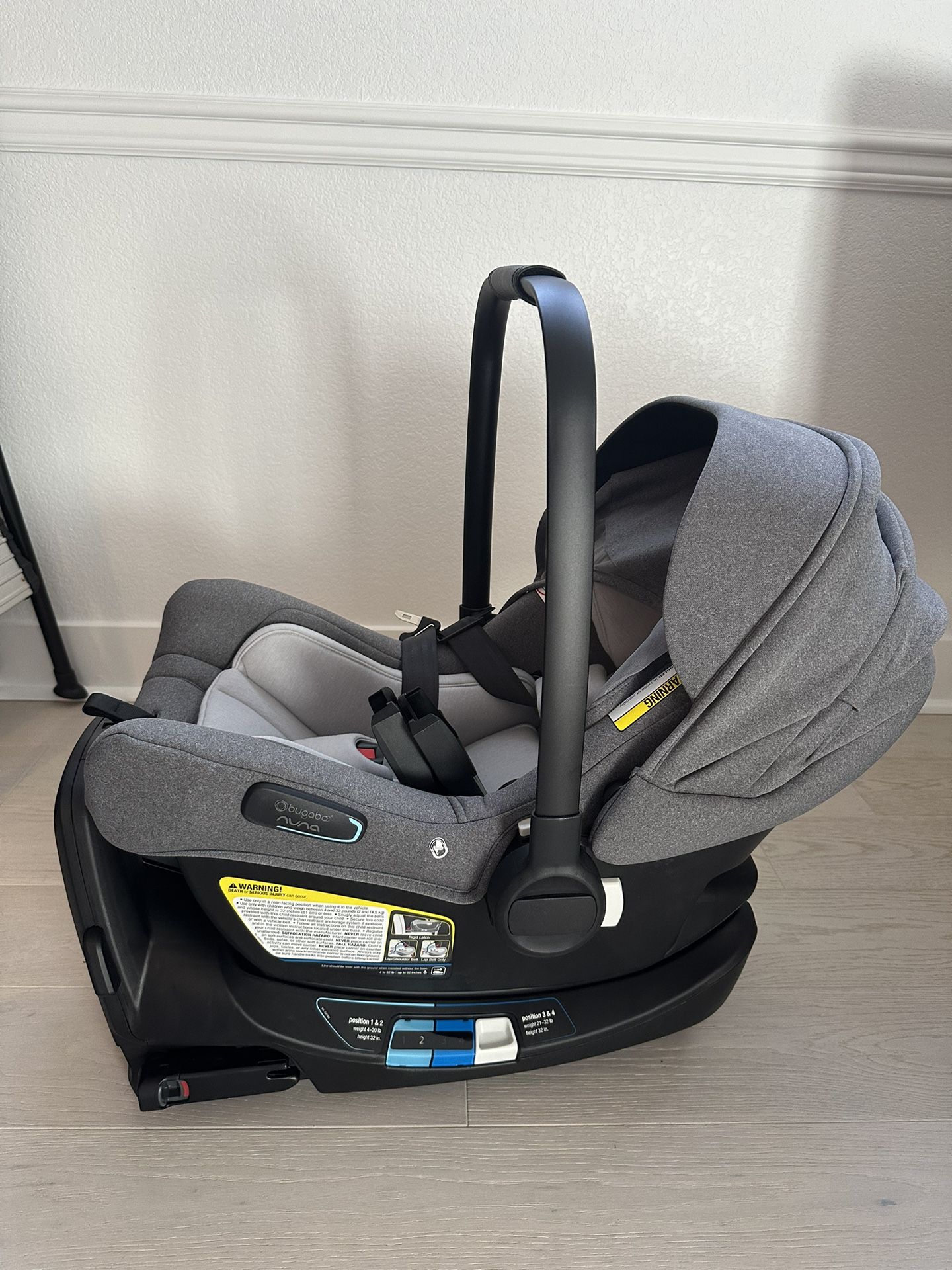 Bugaboo Turtle Air By Nuna 2023 Carseat with Recline Base