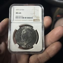 1971 – D silver coin