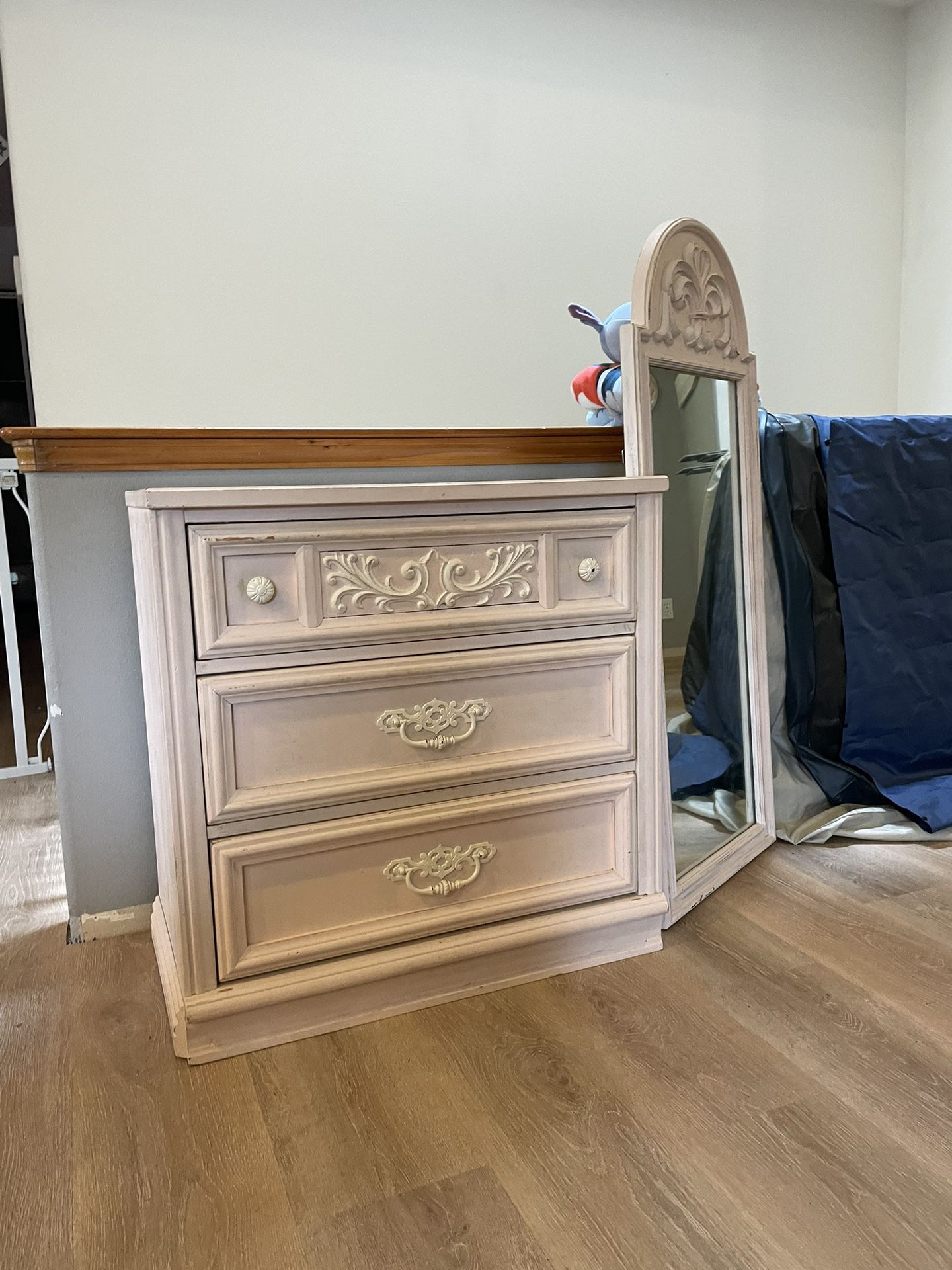 Dresser And Matching Mirror
