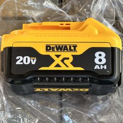 Dewalt XR 20 Volt 8 Amp Hour Lithium Power Tool Battery for Sale