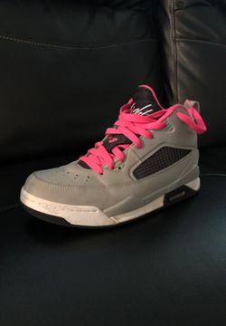 6y nike jordans flights pink