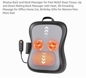 Shiatsu Back and Neck Massager with Heat