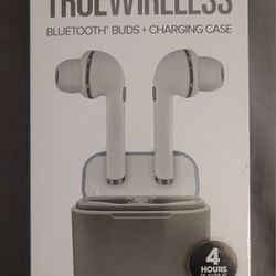 True Wireless Bluetooth Ear Buds W/case