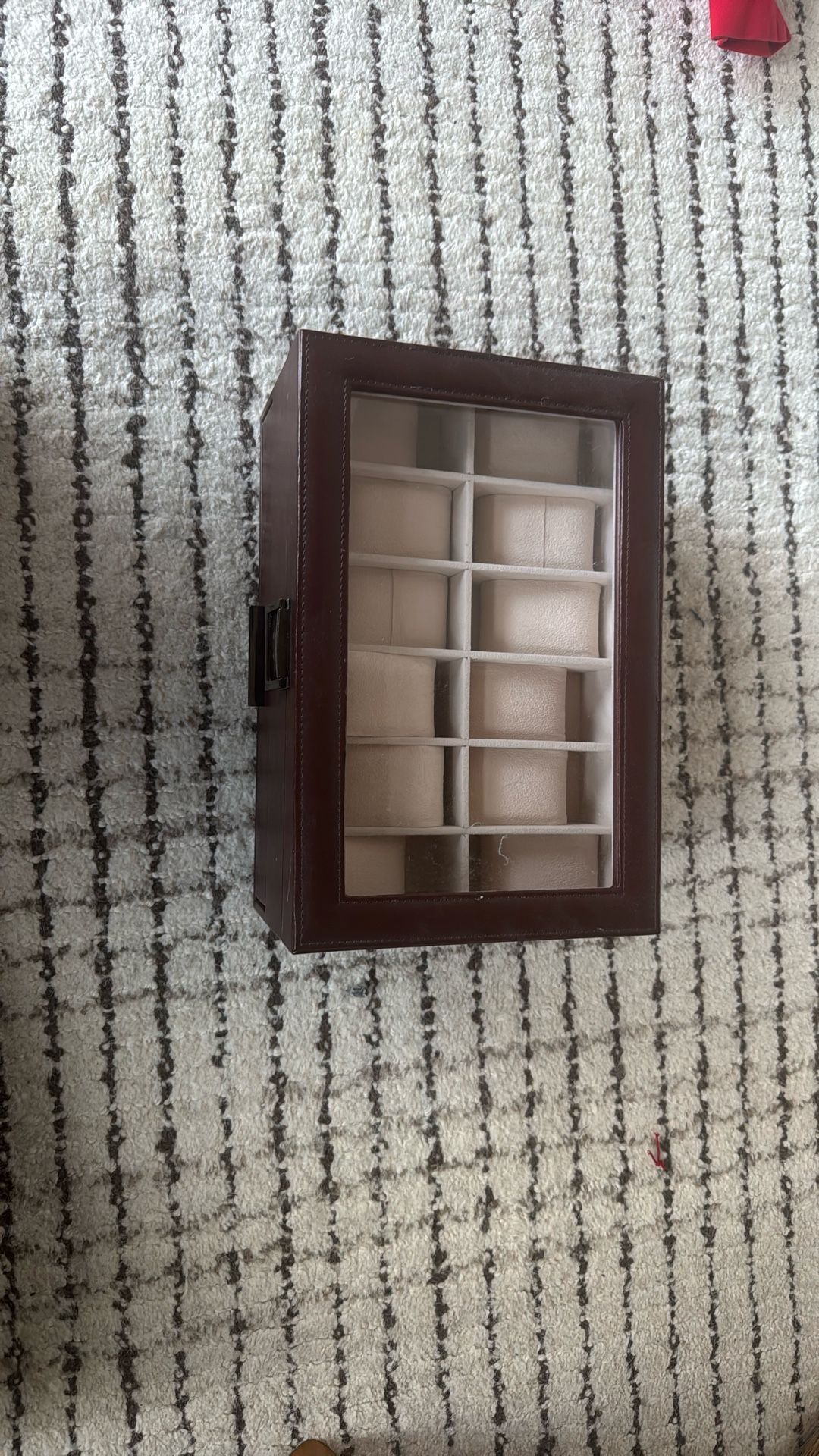 Walnut Watch / Jewelry Accessories Box With Drawer