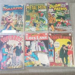 6 Comic Books from the 50's and 60's
