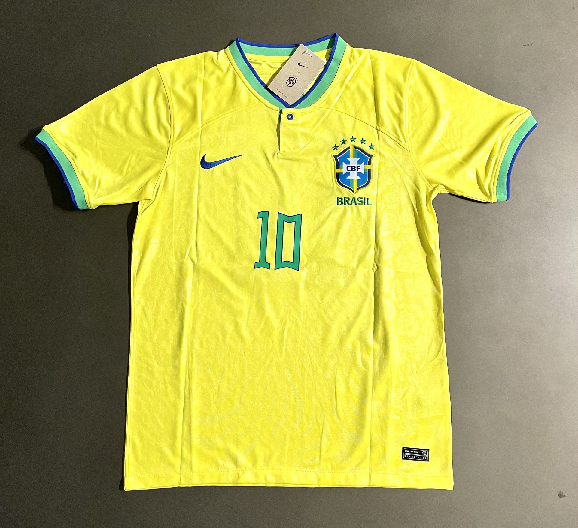 Brasil Neymar Jr. #10 Soccer men jersey National Team World Cup 2022 