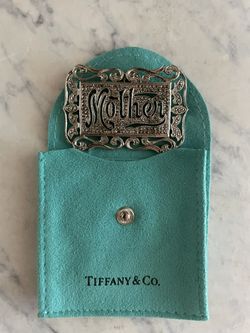 Tiffany MOTHER Brooch 