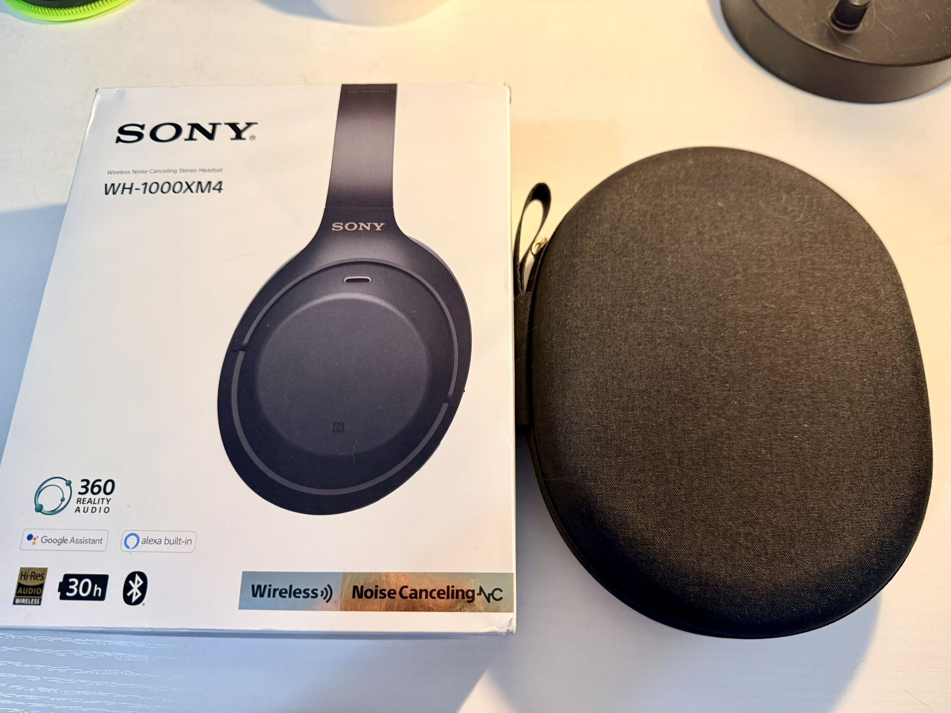 Sony WH-1000XM4 Black ANC Noise Canceling Bluetooth Wireless Headphones