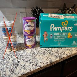 Newborn diapers, formula, Etc….