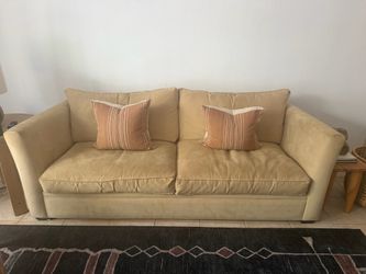 Sofa bed and chairs