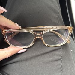 Coach Prescription glasses, champagne transparent