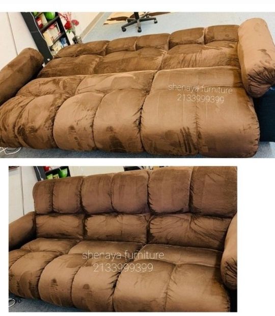 Brown Sofa Sleeper With Full Storage Underneth Full Size Bed