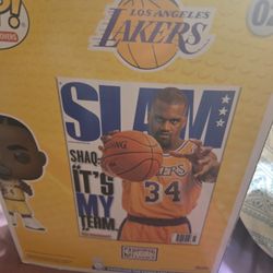 FUNKO • NBA SLAM • SHAQ / Shaquille O'Neal Magazine Covers, hard Case, NEW!