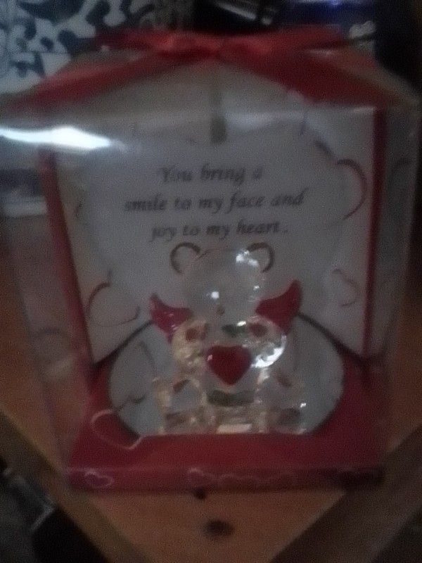 Glass Plaque From Home Collection. Brand New
