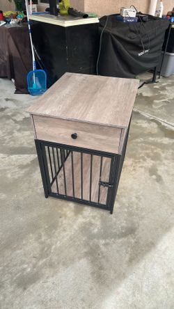 Dog cage table