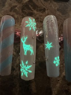 Christmas Press Ons