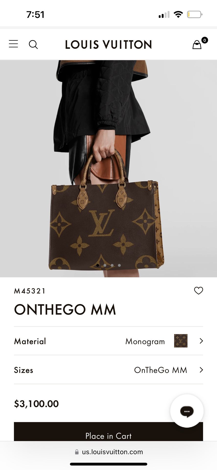 LV On The Go Tote Bag MM