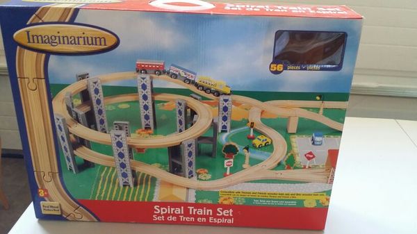 Imaginarium Spiral Train Set 56 pieces Real Wood for Sale in ... Imaginarium Spiral Train Set 56 pieces Real Wood for Sale in ...
