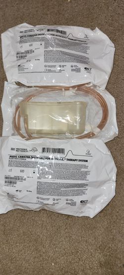 (3) 300mL Canisters(with gel) for ACTIV.A.C. Therapy System 