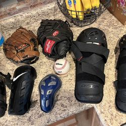 Baseball Gloves And Gear 