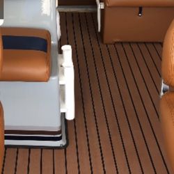 Piso Para Botes Con Pegamento  3M. ⚓️⚓️⚓️ Decking With 3M Glue