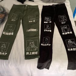 Hypland Pants Black and Green