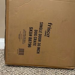 Dog Crate 36 Inches Black