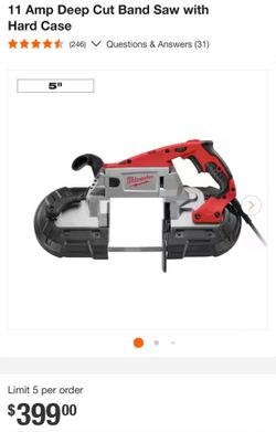 11 Amp Deep Cut Band Saw