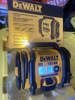 DEWALT  20V MAX CORDLESS AIR INFLATOR  TOOL ONLY BATTERY NOT INCLUDED NEW IN BOX $100 FIRM 