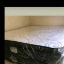 King mattress and box springs